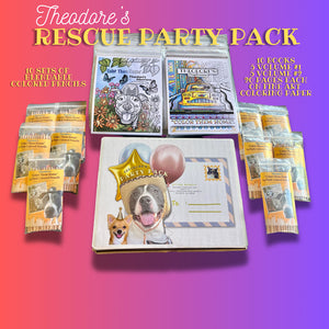 Theodore's Rescue Party Pack of Coloring Books