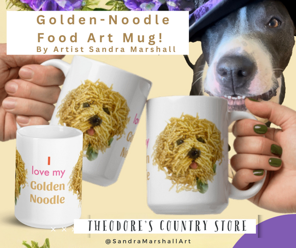 'I Love my Golden-Noodle' Mug